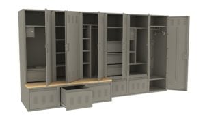 metal lockers with drawers ISDA Storage
