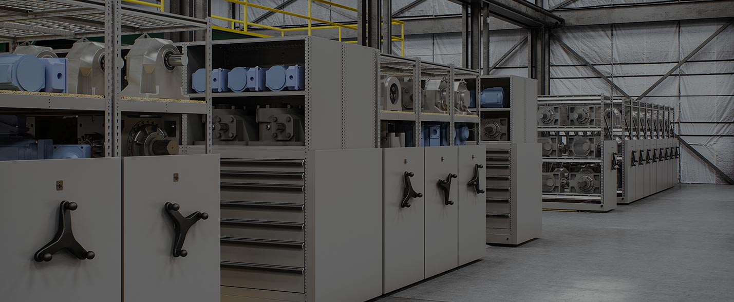 Tennsco Industrial Mobile Shelving Systems